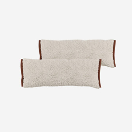Side Cushions - Cream Fleece