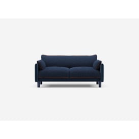 2 Seater Sofa - Navy Cotton - thumbnail 1