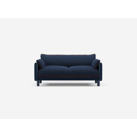 2 Seater Sofa - Navy Cotton