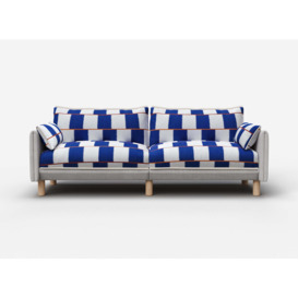 3 Seater Sofa - Cobalt Check