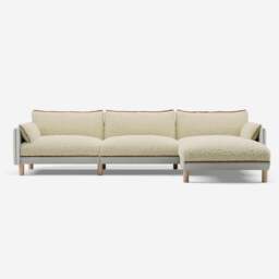 Cozy 5 Seater RH Chaise Sofa - Natural Cotton - thumbnail 3