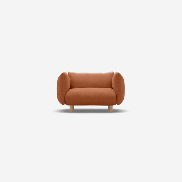 Pillow 1.5 Seater Sofa - Henna Cotton - image 1