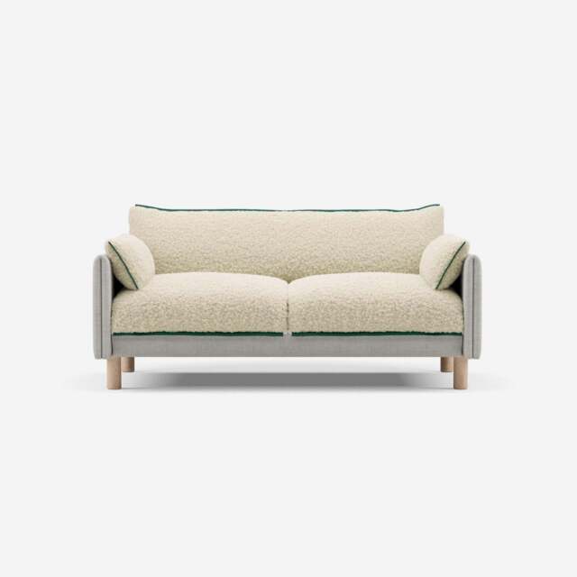 Cozy 2 Seater Sofa - Ecru Weave - image 1