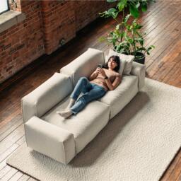 Float 1.5 Seater Sofa - Dark Green Velvet - thumbnail 9