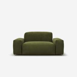 Float 1.5 Seater Sofa - Dark Green Velvet - thumbnail 1