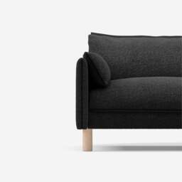 Cozy 3 Seater Sofa - Black Boucle - thumbnail 6