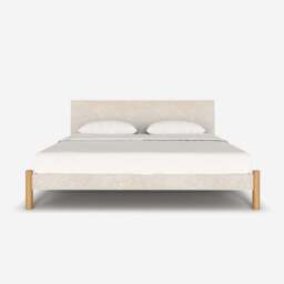 Cozy Bed - King - Ecru Boucle Frame - Ecru Boucle Headboard - thumbnail 4