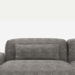 Lumbar Cushions - Salt & Pepper Textured Weave