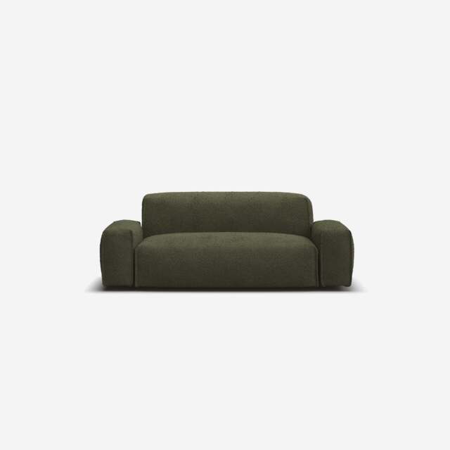 Float 2 Seater Sofa - Green Boucle II - image 1