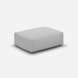 Float Rectangular Ottoman - Ecru Weave