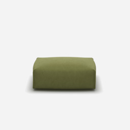 Float Rectangular Ottoman - Dark Green Velvet - thumbnail 2