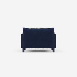 Cozy 1.5 Seater Sofa - Navy Cotton - thumbnail 4