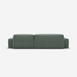 Float 4 Seater RH Chaise Sofa - Sage Cotton - thumbnail 4