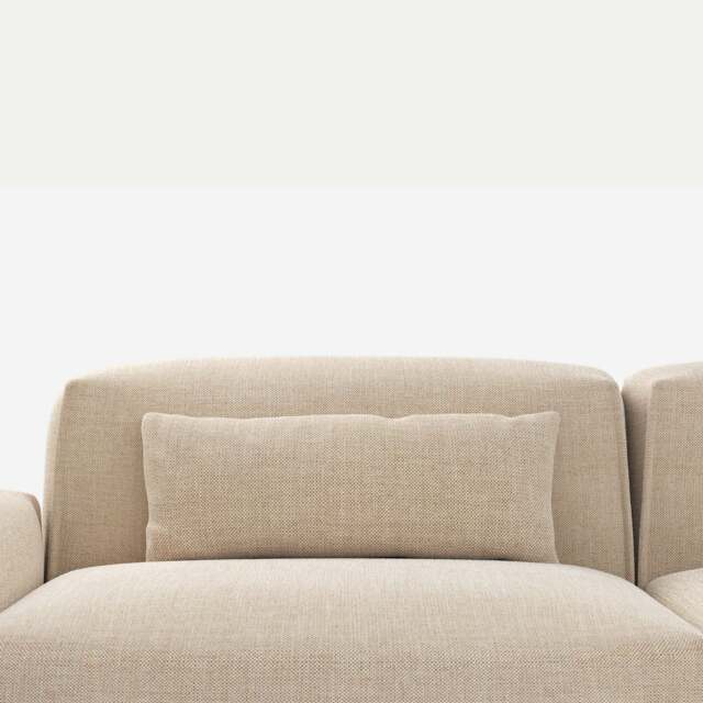 Lumbar Cushions - Cream Textured Weave
