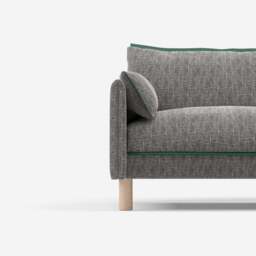 Cozy 4 Seater LH Chaise Sofa - Salt & Pepper Textured Weave - thumbnail 5