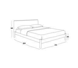 Cozy Bed - King - Tan Vegan Leather Frame - Cream Fleece Headboard - thumbnail 9
