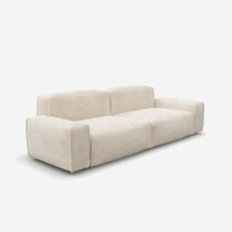 Float 3 Seater Sofa - Ecru Boucle - thumbnail 4