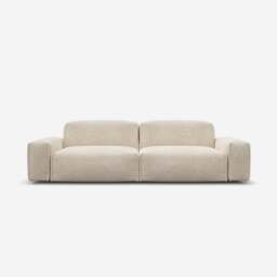 Float 3 Seater Sofa - Ecru Boucle - thumbnail 1