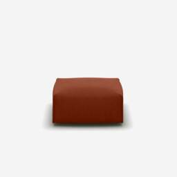Float Square Ottoman - Rust Velvet - thumbnail 2