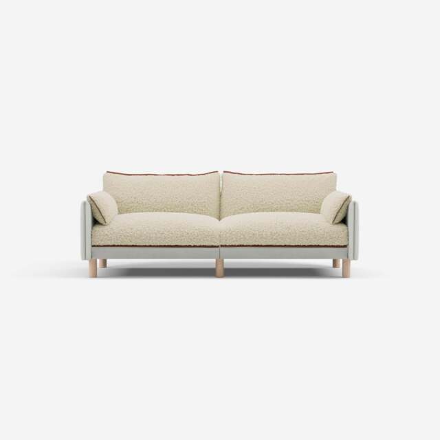 Cozy 3 Seater Sofa - Natural Cotton - image 1