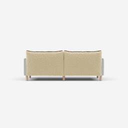 Cozy 3 Seater Sofa - Natural Cotton - thumbnail 4