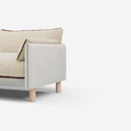 Cozy 3 Seater Sofa - Natural Cotton - thumbnail 2