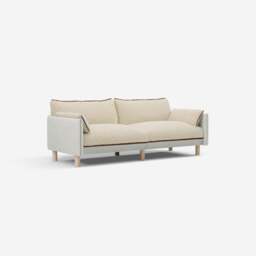 Cozy 3 Seater Sofa - Natural Cotton - thumbnail 3