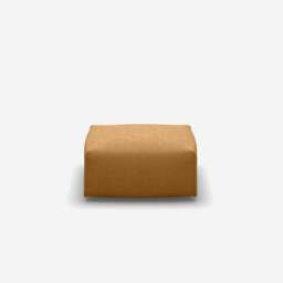 Float Square Ottoman - Ochre Cotton - thumbnail 2