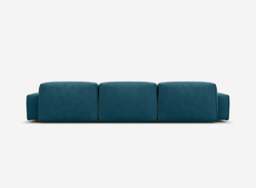 Float 5 Seater RH Chaise Sofa - Teal Velvet - thumbnail 4