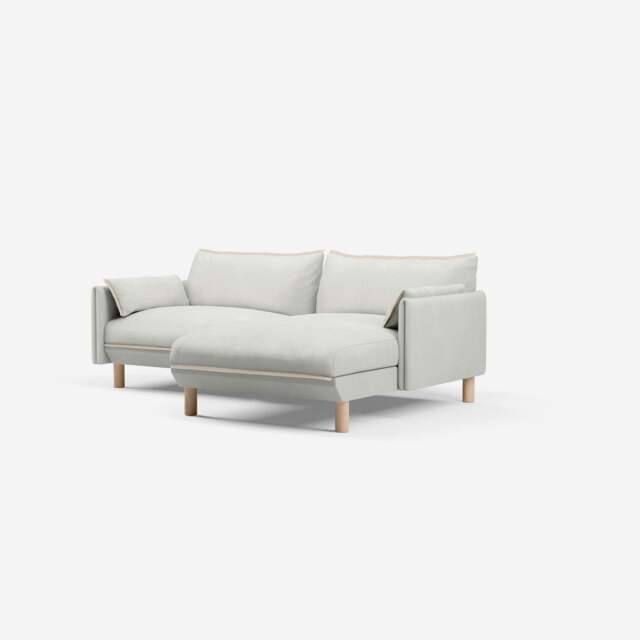 Cozy 3 Seater RH Chaise Sofa - Natural Cotton - image 1