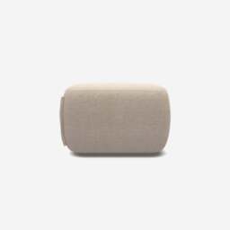 Cozy Pouffe - Cream Textured Weave - thumbnail 2