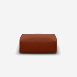 Float Rectangular Ottoman - Rust Velvet - thumbnail 2