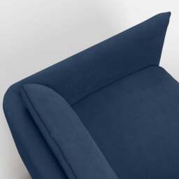 Cozy Armchair - Midnight Blue Velvet - thumbnail 4