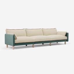 Cozy 5 Seater Sofa - Sage Cotton - thumbnail 3