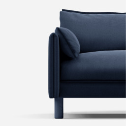 Side Cushions - Navy Cotton - thumbnail 3