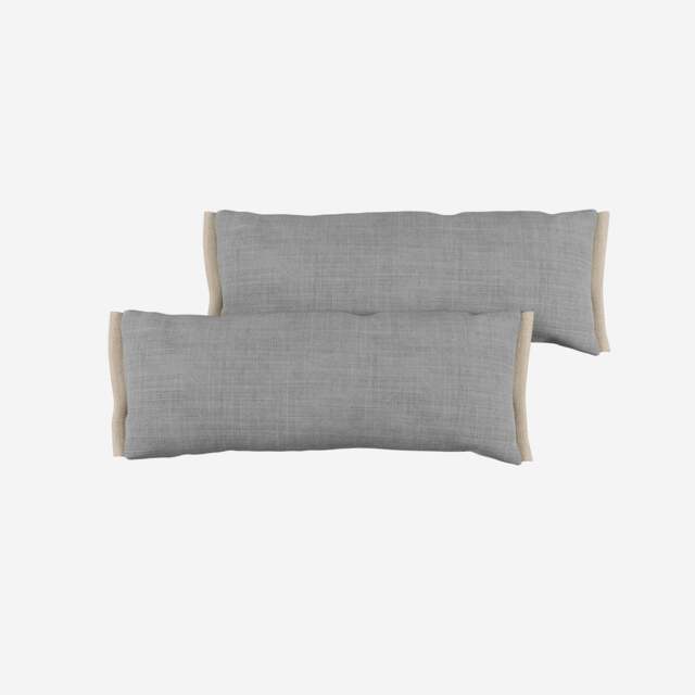 Side Cushions - Light Grey Weave - image 1