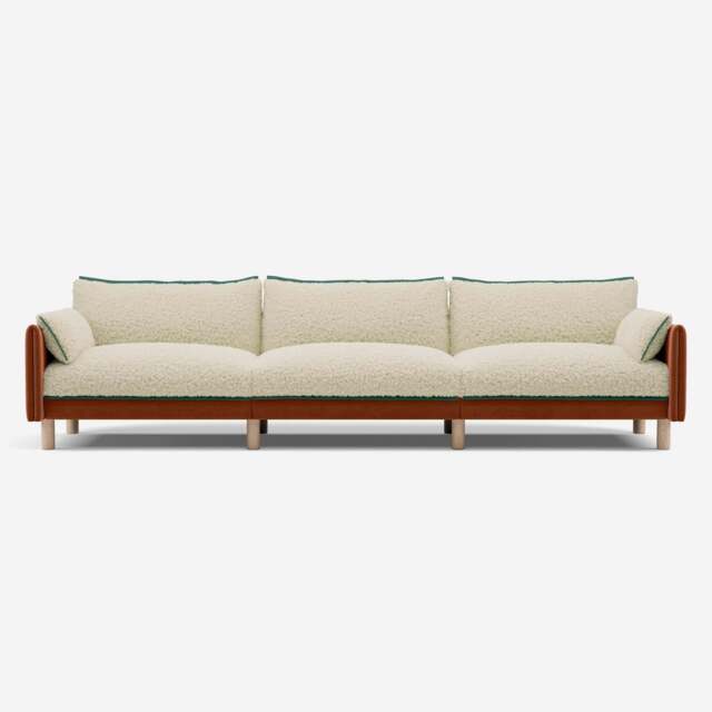 Cozy 5 Seater Sofa - Henna Cotton - image 1