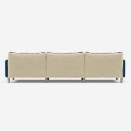 Cozy 5 Seater Sofa - Teal Velvet - thumbnail 4
