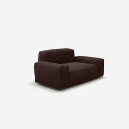 Float 1.5 Seater Sofa - Dark Brown Velvet - thumbnail 3