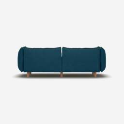 Pillow 3 Seater Sofa - Teal Velvet - thumbnail 4