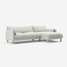 Cozy 4 Seater RH Chaise Sofa - Natural Cotton