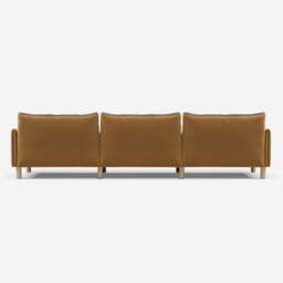 Cozy 5 Seater Sofa - Ochre Cotton - thumbnail 4