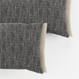Side Cushions - Salt & Pepper Textured Weave - thumbnail 2