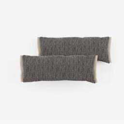 Side Cushions - Salt & Pepper Textured Weave - thumbnail 1