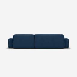 Float 4 Seater LH Chaise Sofa - Midnight Blue Velvet - thumbnail 4