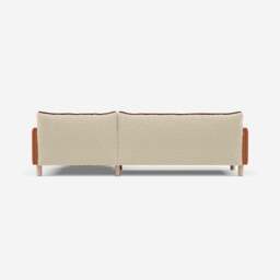 Cozy 4 Seater RH Chaise Sofa - Henna Cotton - thumbnail 4