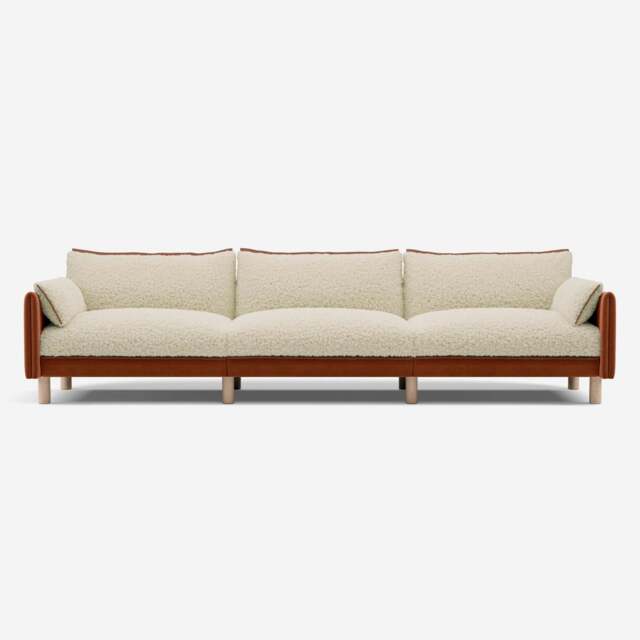 Cozy 5 Seater Sofa - Henna Cotton - image 1