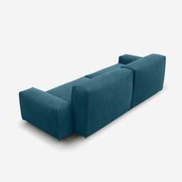 Float 3 Seater Sofa - Teal Velvet - thumbnail 4