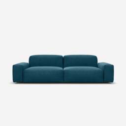 Float 3 Seater Sofa - Teal Velvet