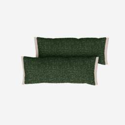 Side Cushions - Green Boucle